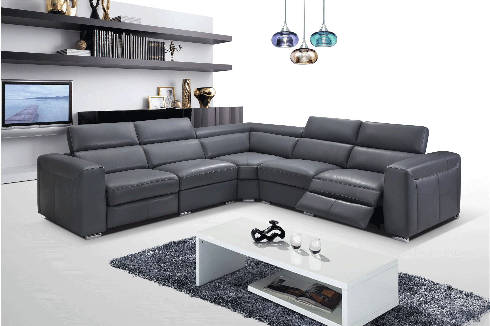 Brands ALF Capri Coffee Tables, Italy 2919 Sectional w/ recliners