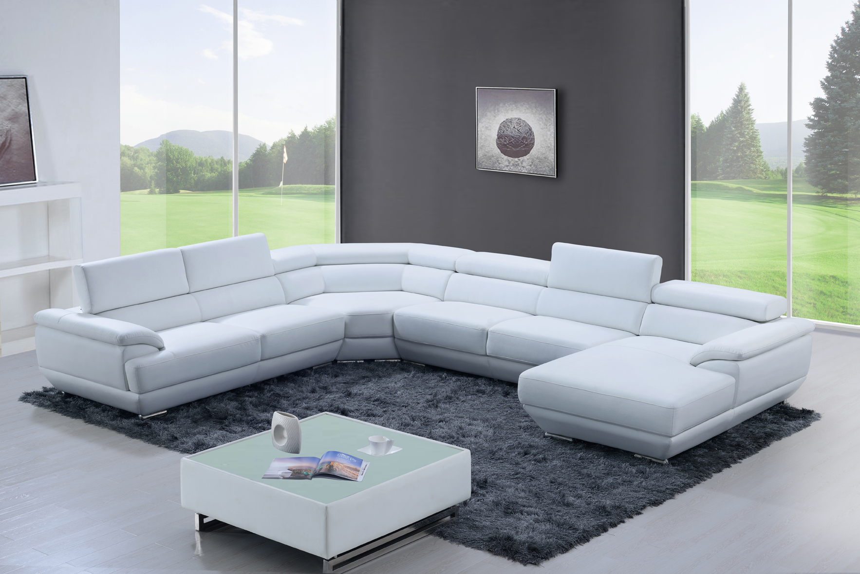 Brands Kuka Home 430 Sectional Pure White